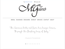 Tablet Screenshot of mcguiresjewelers.com